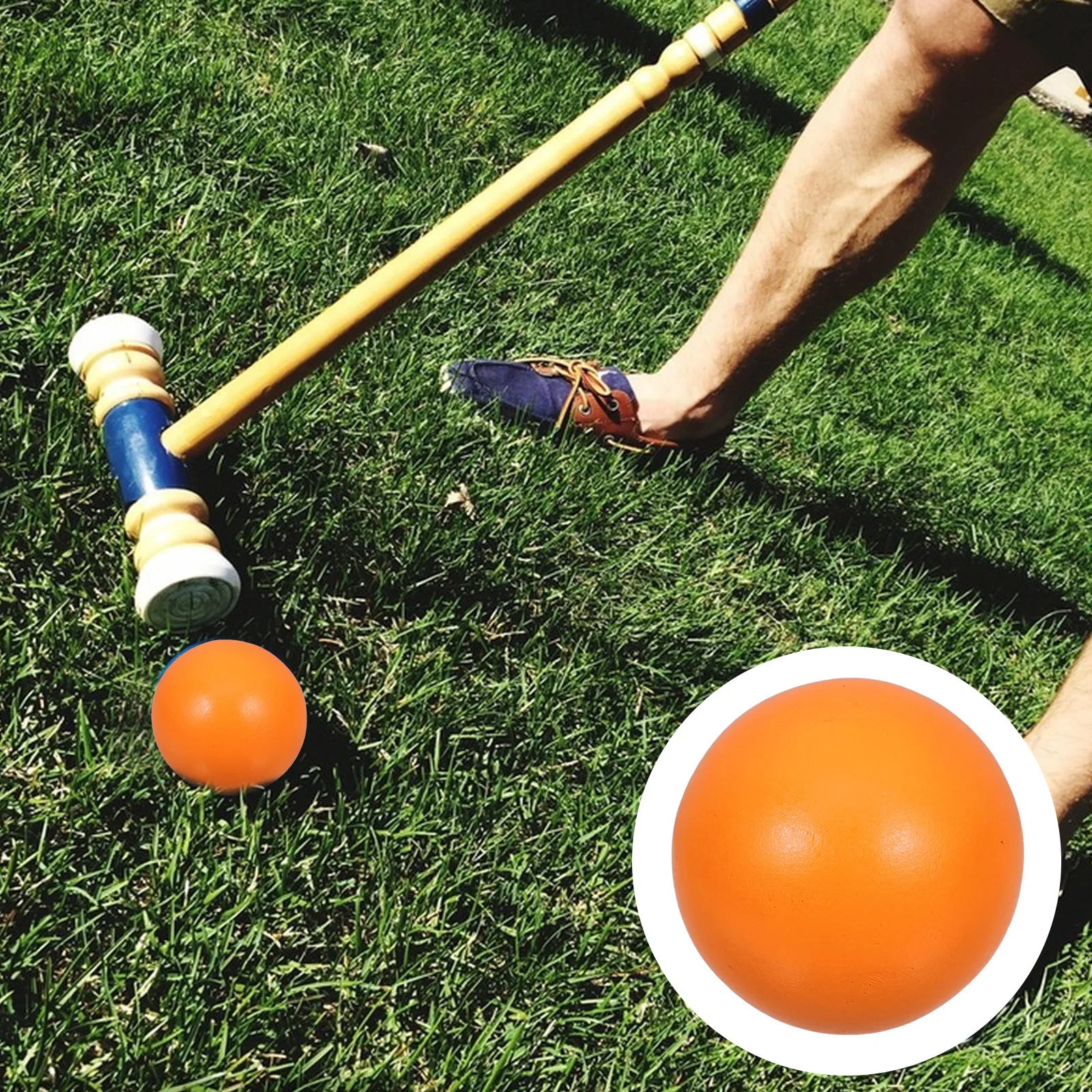 

Unfinished Wooden Ball Solid Wood DIY Ornament Supply Versatile Use Golf Billiard Woodworking Enthusiast Smooth Finish