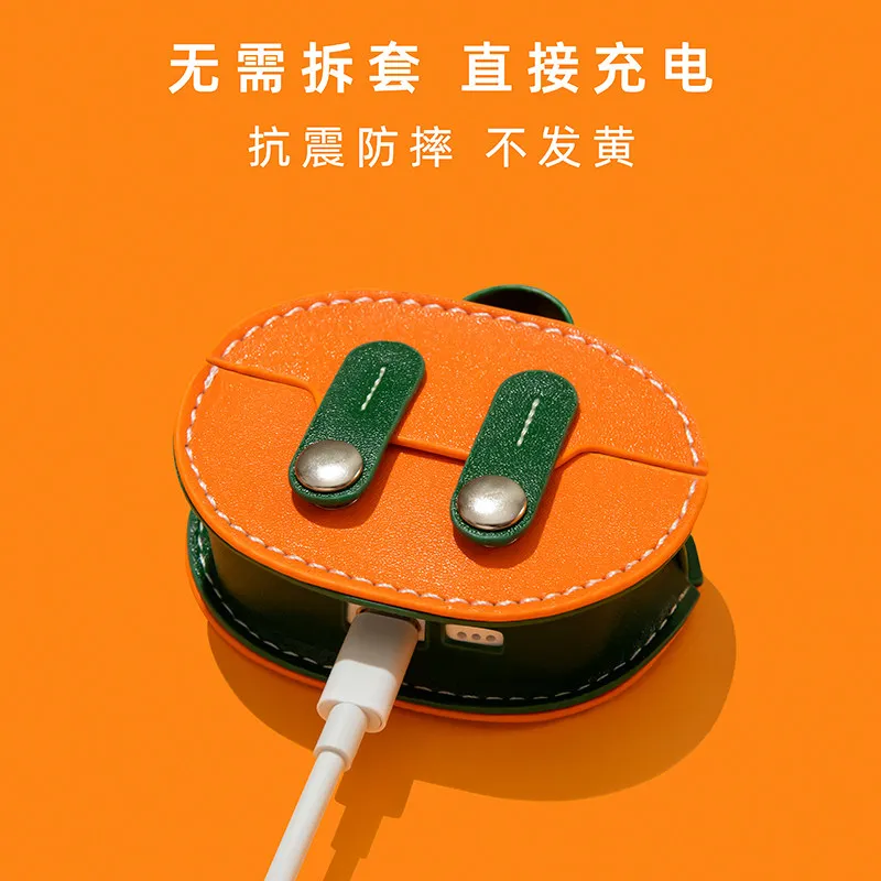 Защитный чехол для Bluetooth-наушников QCY C50 MeloBuds Pro из кожи, интегрированный, мягкий, с полной защитой от падений