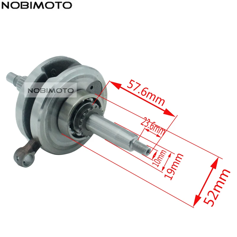 YX150-5 150CC Crank shaft yinxiang 150cc engine bent axle 150cc crank YX 150cc parts crankshaft YX150-5 crank axle