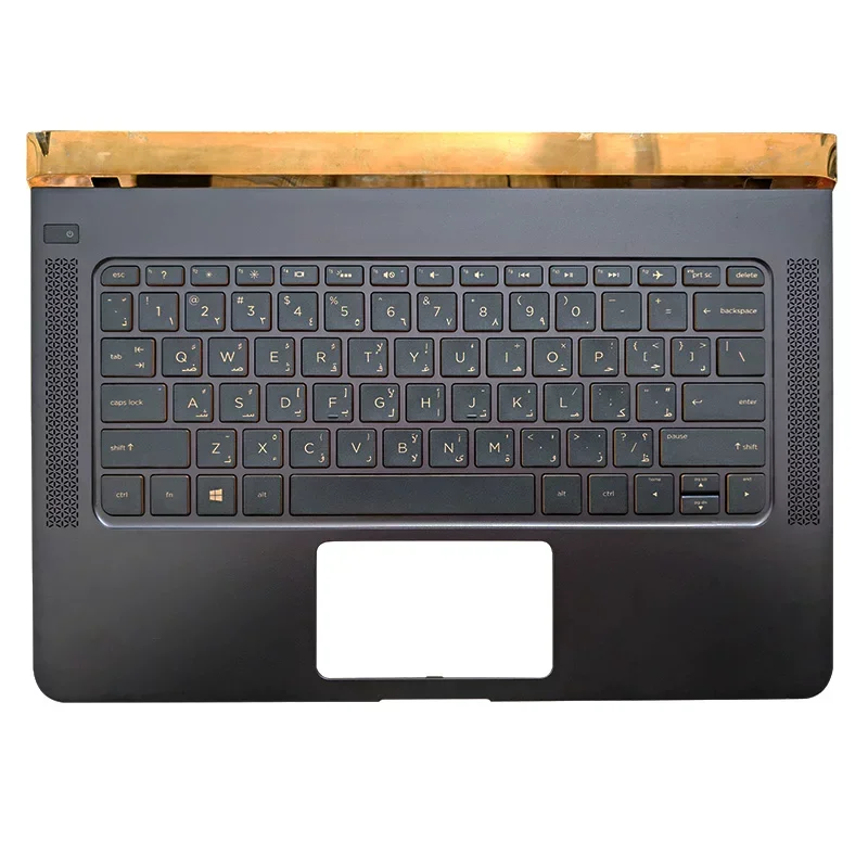 Palmrest Upper Case With US/ other language/Palmrest Upper Case Only For HP Spectre13-V 13T-V000 Brown Color