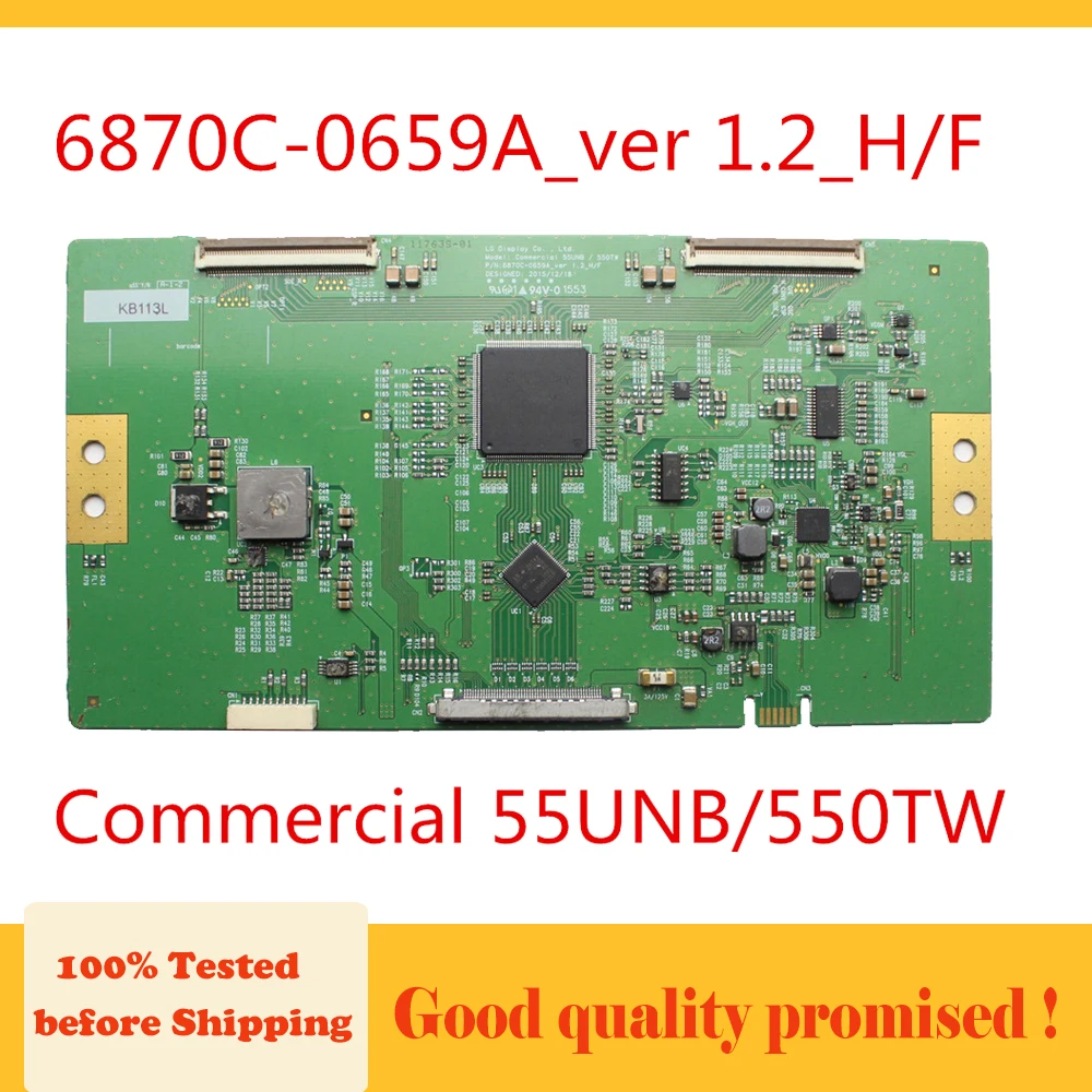 

Tcon Board 6870C-0659A-ver 1.2_H F Commercial 55UNB 550TW 6871L-4774A for TV 55LV35A-5B ...etc. Original T-con Card 6870C-0659A