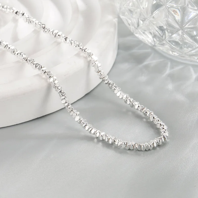 جديد 925 فضة قلادة بسيطة شخصية سحر المختنق هدية عيد ميلاد للنساء اكسسوارات مجوهرات رائعة #1