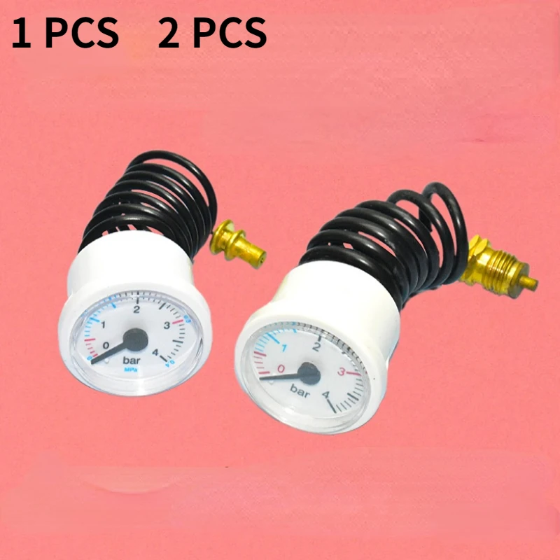 Capillary Manometer Boiler Pressure Gauge 4bar Wall mounted furnace water pressure gauge steam pressure gauge replacement