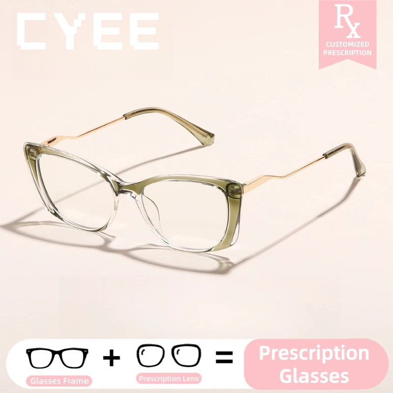 

CYEE Personalized Anti Blue Light Progressive Eyewear Customization Prescription Optical Glasses Photochromic Myopia Eyeglasses