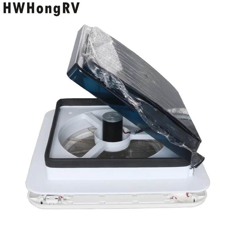 HWHongRV Rv Parts Camper Parts caravan Skylight Vents for Rv Camper Van with Fan Ventilation RV Roof Vent Complete 12 Volt FAN