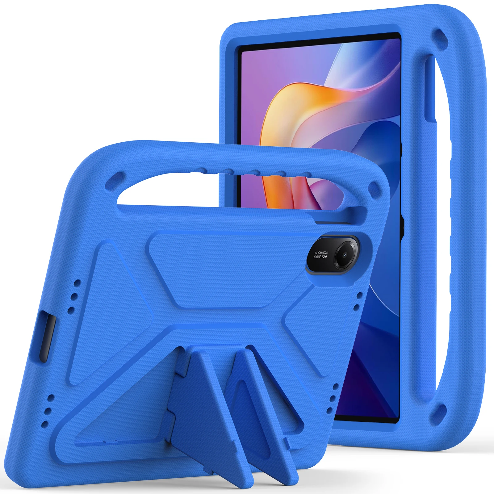 EVA Stand Case voor Xiaomi Poco Pad 8 7 6 5 Pro Redmi Pad 2 Pro SE Schuim Draagbare Handgreep Kinderhoes voor Redmi Pad SE 4G 8.7"
