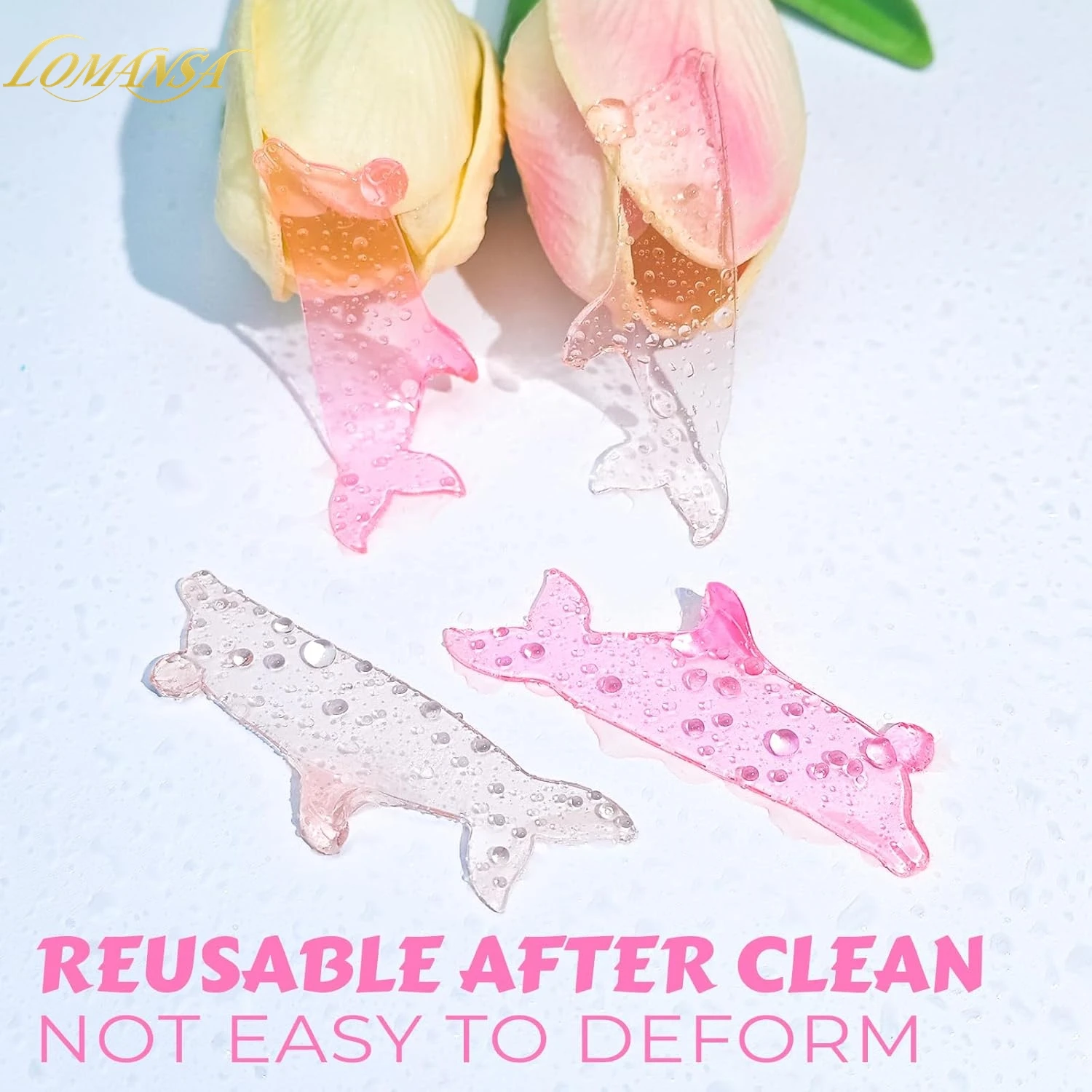 Lomansa 4 Stuks Siliconen Lash Lift Staven Nr 1 Krul Wimper Perm Geen Lijm Zelfklevende Lash Lift Pads Zachte Wimper Liftong Tool