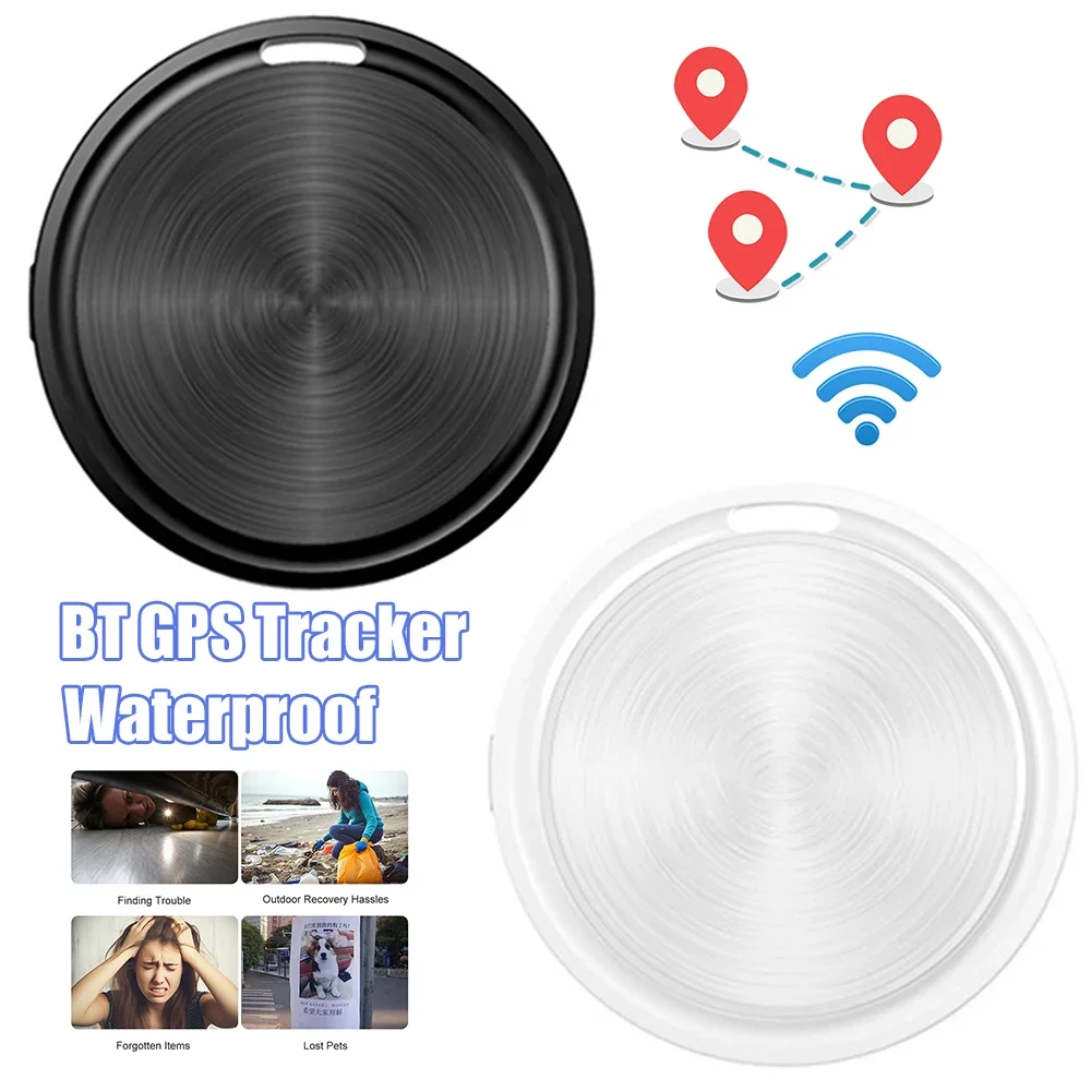 Для Android BT Автомобильный трекер с приложением Find My Device Поиск сумок-кошельков Портативный локатор Бирка Поиск пожилых людей Поиск багажа для домашних животных