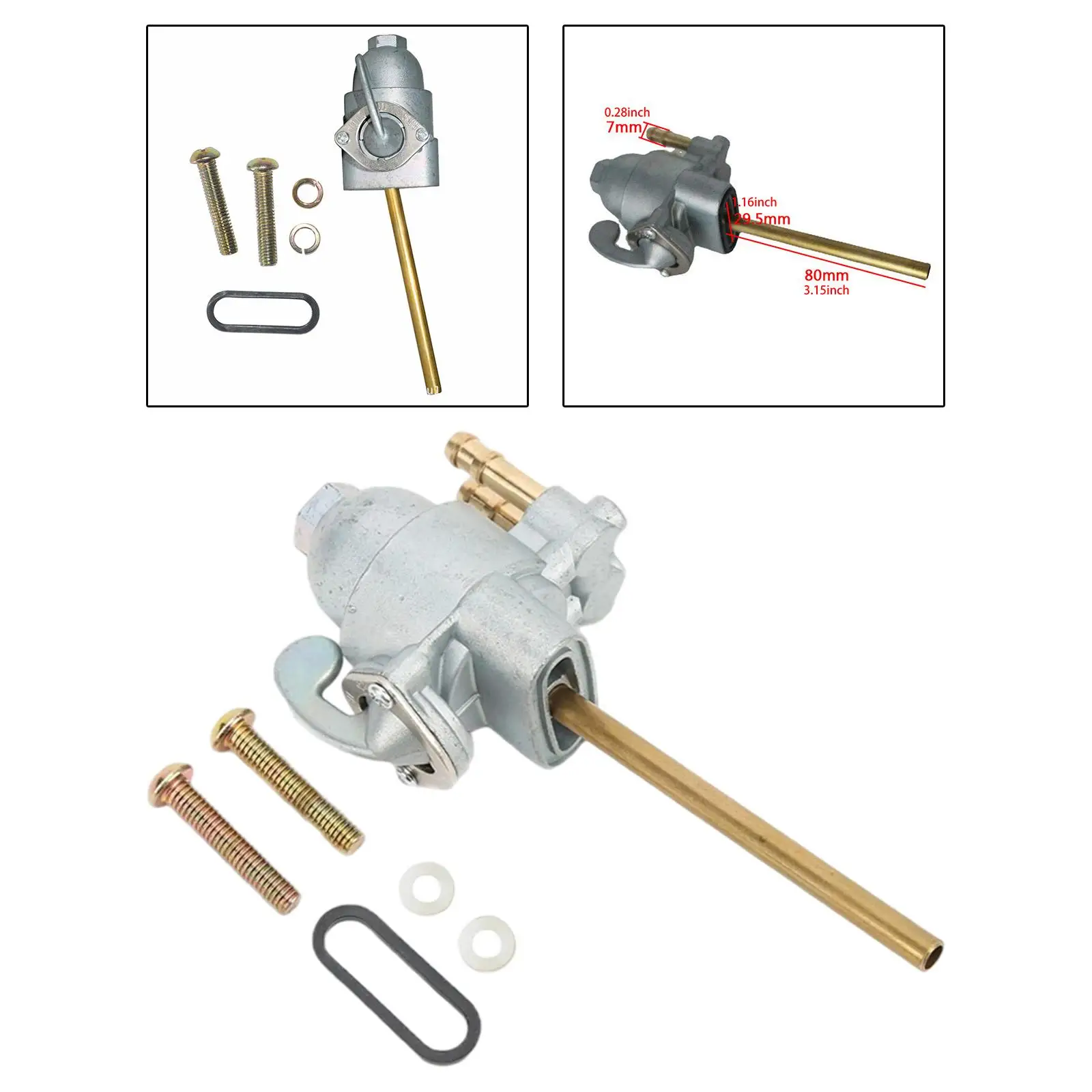 

Переключатель топливного бака, простой в установке аксессуар для мотоцикла для Kawasaki KZ400