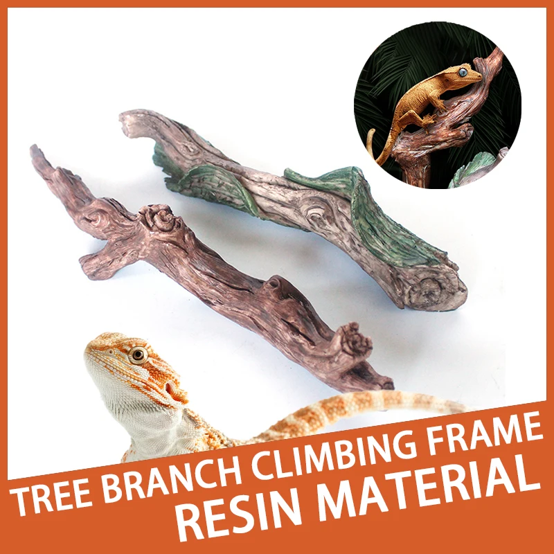 

Reptile Simulation Tree Vine Resin Lifelike Reptile Decorative Vine Reptile Supplies Suitable For geckos, turtles, lizards