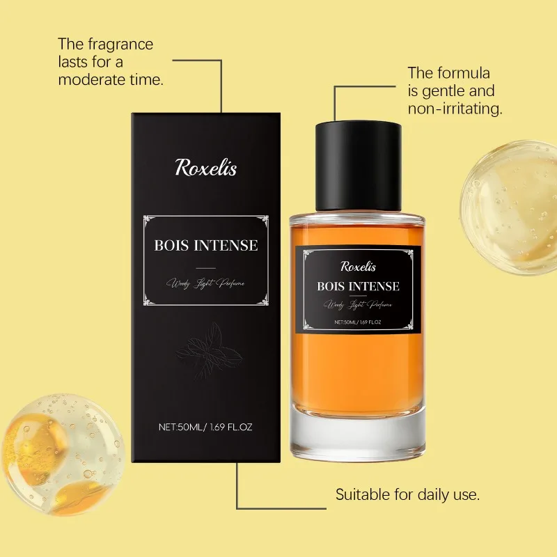 50 مللي عطر رجالي أو دو تواليت طازج خفيف وودي نعناع برائحة الزهور عطر فرمون يدوم طويلاً كهدية لخريف وشتاء #4