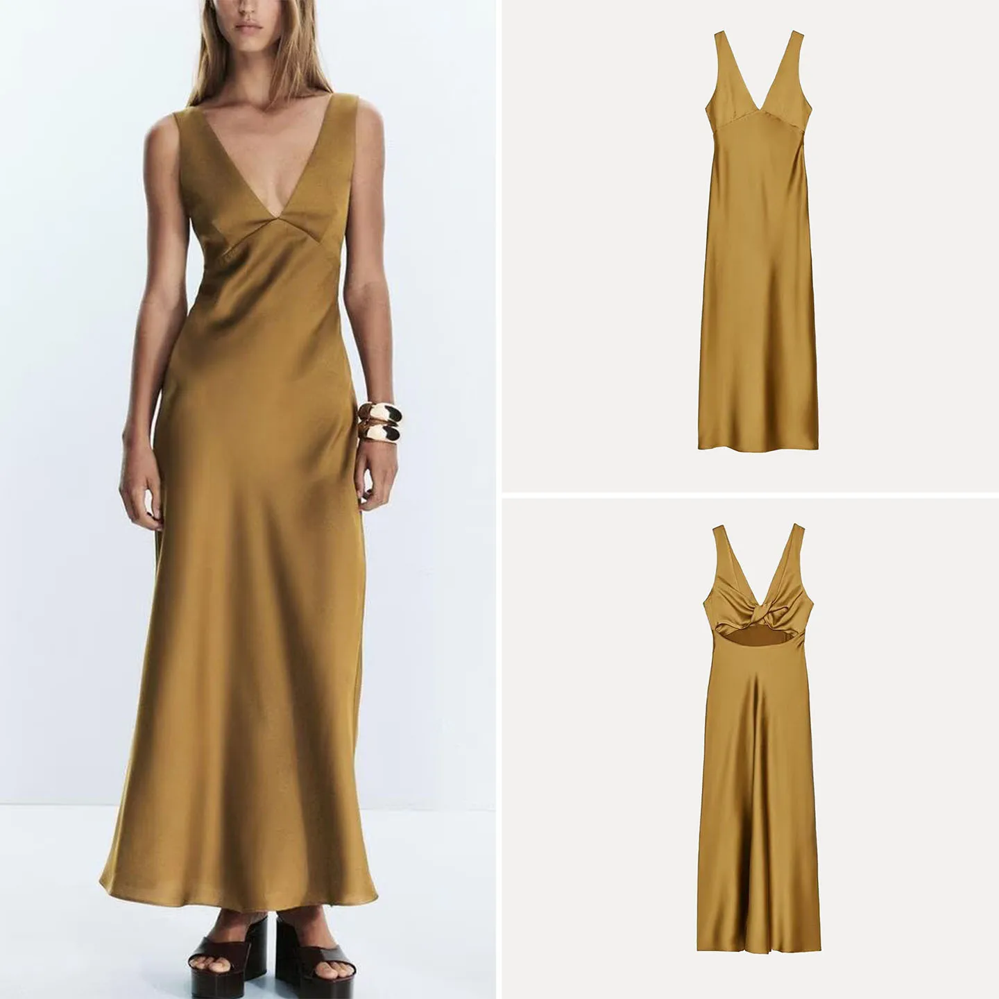 Damska moda, spersonalizowana, jedwabista satyna, midi, elegancka, codzienna, na co dzień, kolekcja jesienna.