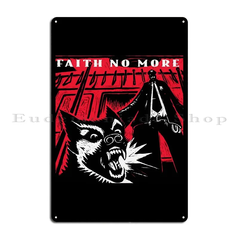 Faith No More Metal Plaque Customize Club Club Pub Living Room Tin Sign Poster