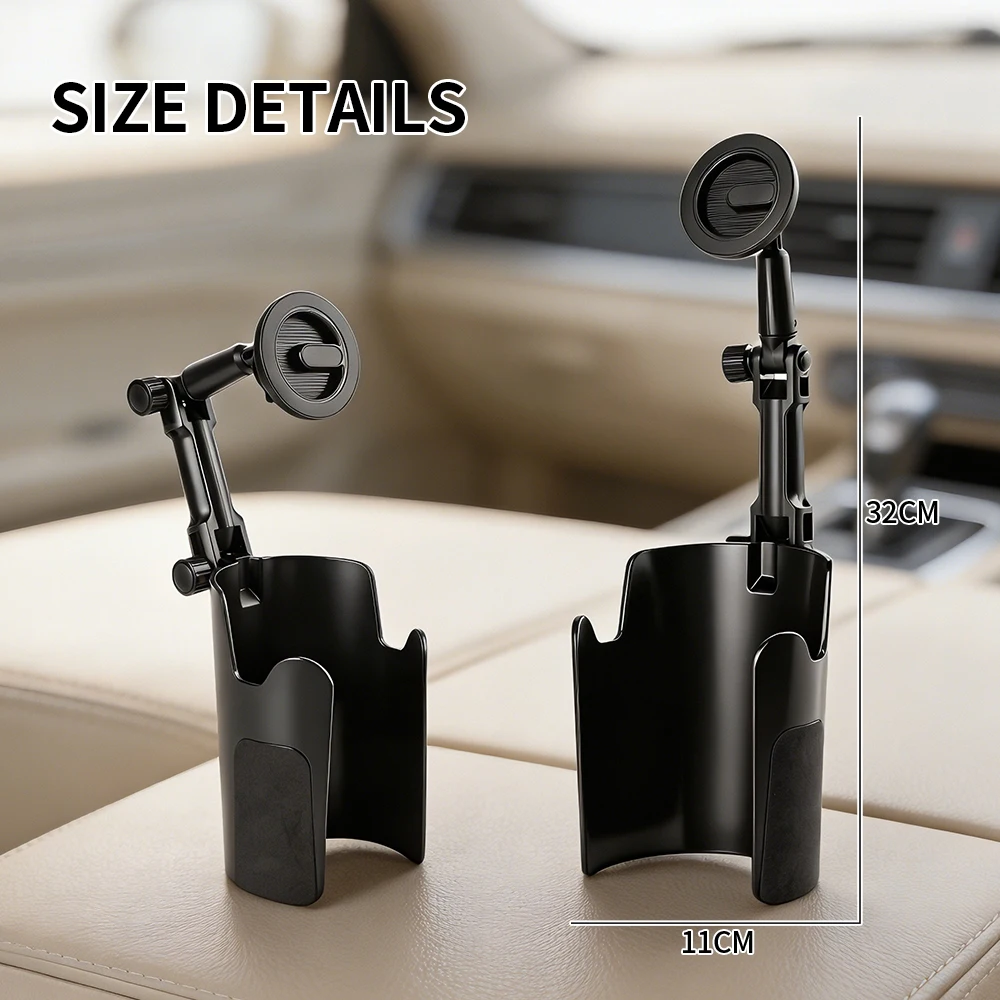 Cup holder phone mount easy installation car