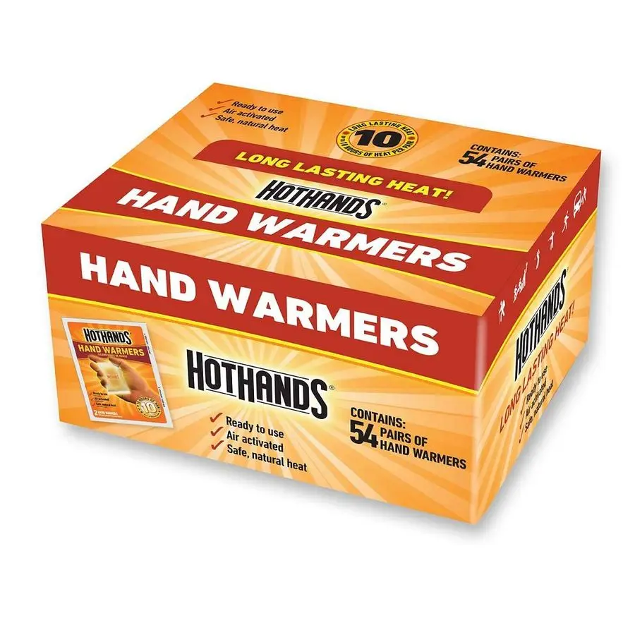 

Hand Warmers Long Lasting Safe Natural Odorless Air Activated Warmers 54 Pairs 54 Pairs of Hand Warmers