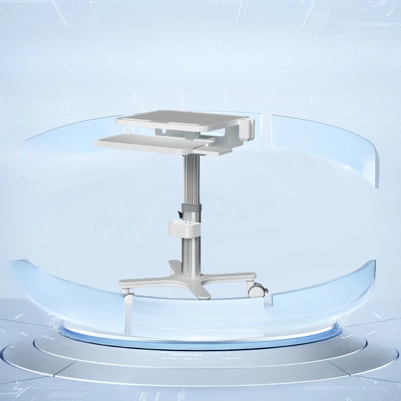 Dental oral scanning trolley notebook trolley mobile oral scanning trolley KVM medical wheeled cart