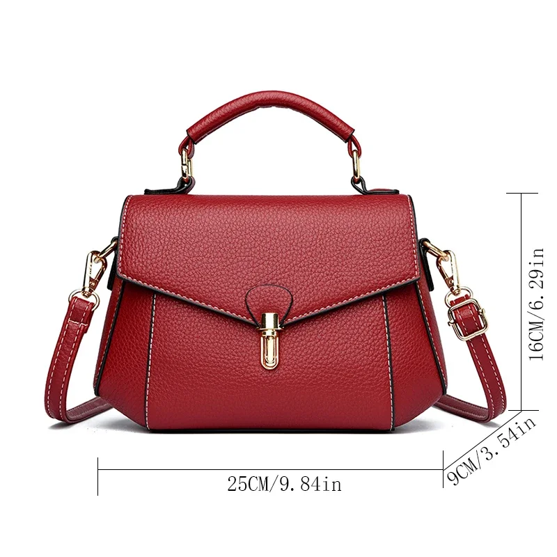 Small Bags High Quality Women 2024 Messenger Bags Designer Leather Female Multifunctional Shoulder Bag Vintage Leather Handbags