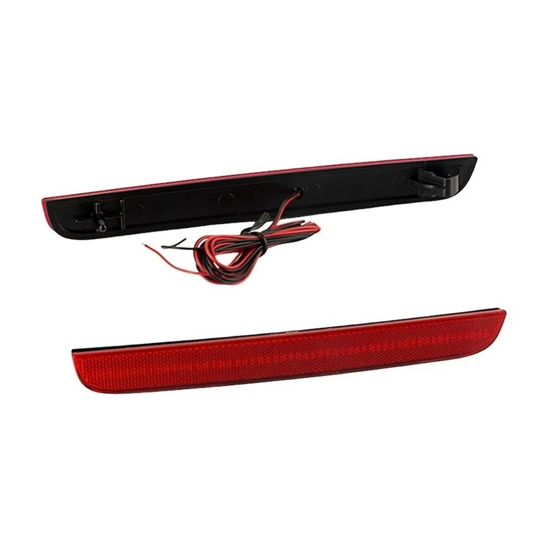 Ingenious-Rear Bumper Car Reflector Lights 2PCS Red 12V LED 68211188AA 68211189AA For Dodge Challenger 2015-2022
