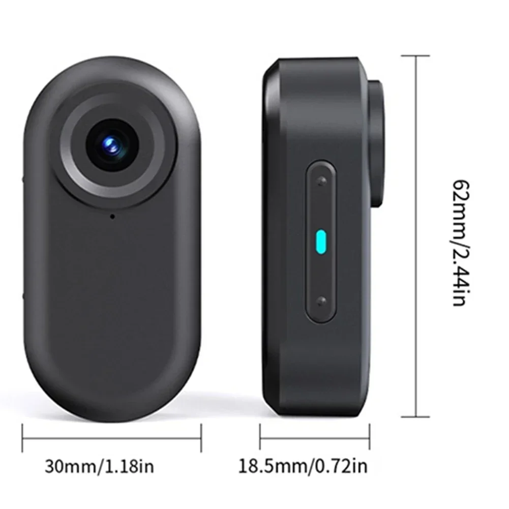 FHD 2.7K Mini Thumb Motion Camera 66x56x22MM High Definition Wearable Magnetic Charging Intelligent Camera For Outdoor Cycling
