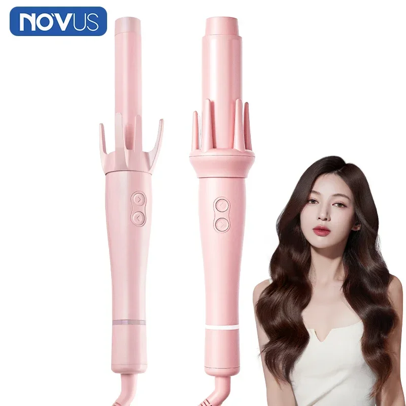 

NOVUS Automatic Curling Iron 25/32mm Automatic Hair Curler with Ceramic Rotating Barrel Fast Heating Curling Iron Big Wavy