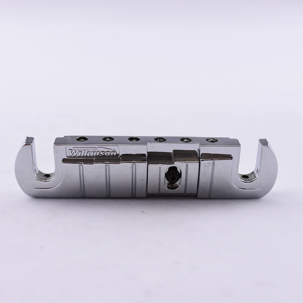 1 Set Wilkinson GTB Wraparound Bridge Tailpiece Electric Guitar Stop Tail  ( Zinc Diecast , Not Aluminum ) - Made in Korea