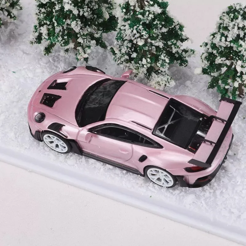 รถโมเดลไดแคสต์อัลลอยด์ 1:64 สไตล์ 911 รุ่นคริสต์มาส ลิมิเต็ดอิดิชั่น ซูเปอร์คาร์ ความเหมือนจริงสูง ของสะสมขนาดเล็กคุณภาพพรีเมียม เหมาะสำหรับเป็นของขวัญ