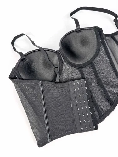 Imagen 2 del producto Ropa de moda, camisetas sexis con lentejuelas, camiseta Hotsweet Y2k, camiseta sin mangas, ropa para mujer, camisetas, camisetas para fiesta, Club, espectáculo en escenario, corsé