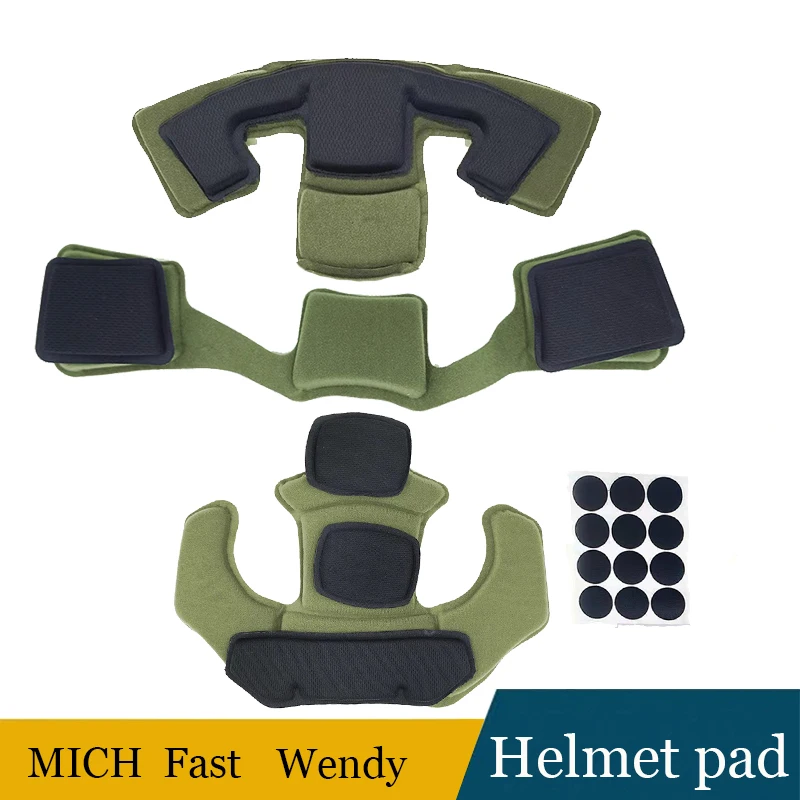 

Tactical helmet shock-absorbing pad, military helmet lining, memory foam pad, suitable for MICH Fast, Wendy, OPS Core helmets