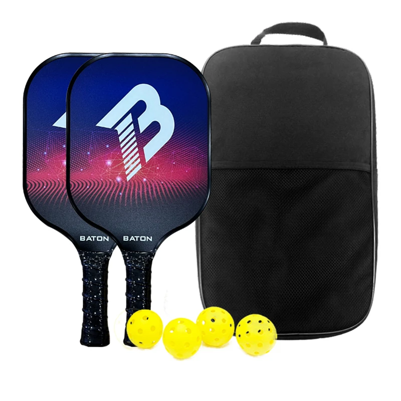 Pickleball Paddles Usapa Pro Pickleball Racquet Carbon Fiber Face Professional Pickleballs Paddle Set For Outdoor Playing