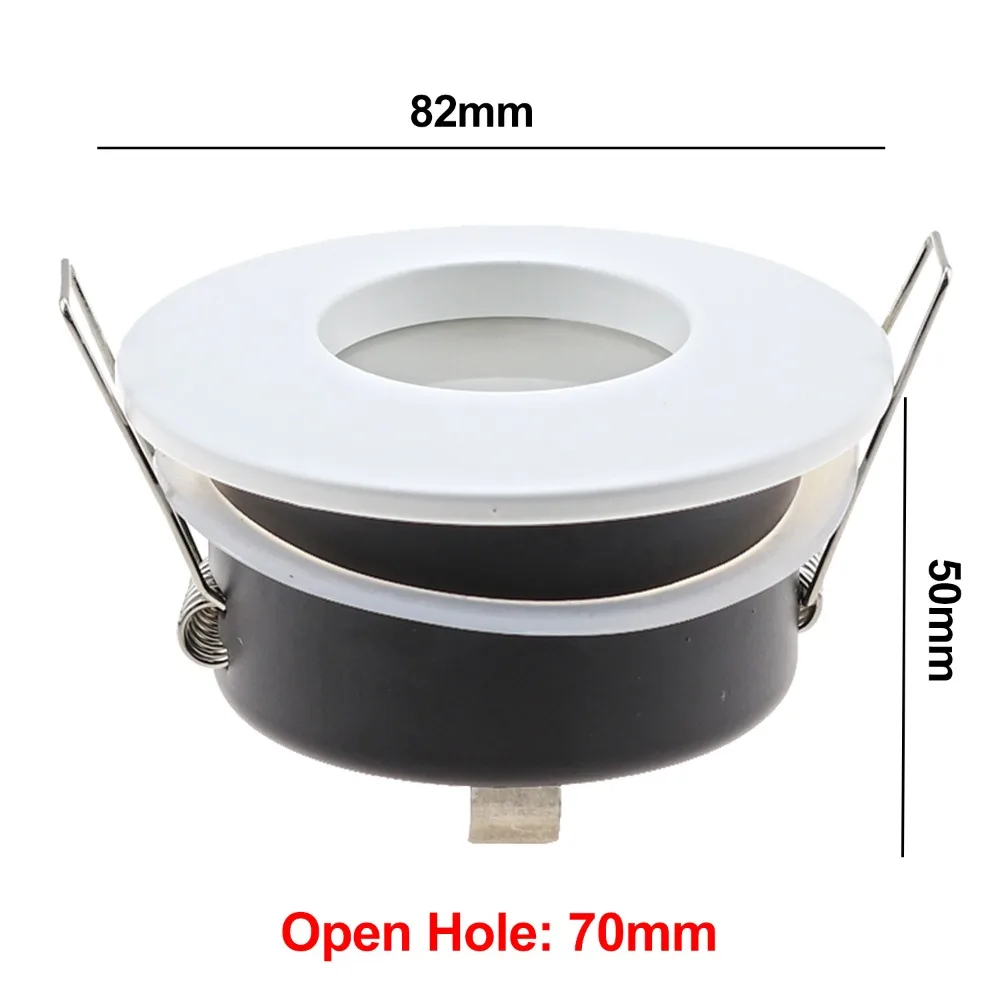 JOYINLED LED-Einbauleuchte IP65 Wasserdicht Einbaustrahler GU10/MR16 Deckenlampe Rahmen Deckenlampenhalter für Zuhause Büro Geschäft – Detail 2
