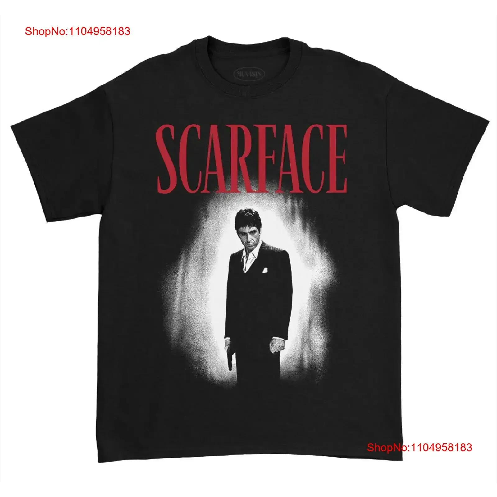 

Футболка из фильма Scarface 01, все размеры от S до 5XL, винтажный стираный топ для повседневной носки, стильная, дышащая, универсальная, повседневная, растянутая