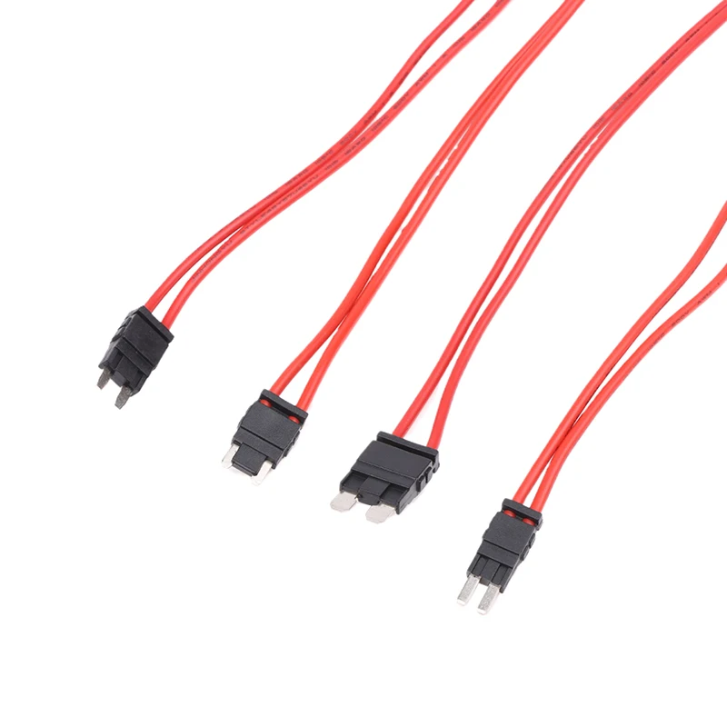 16AWG Non-Destructive Fuse Box 32V ACC Small Medium Size Mini Micro2 Size Car Fuse Holder ATM Blade Fuse Extension Cord