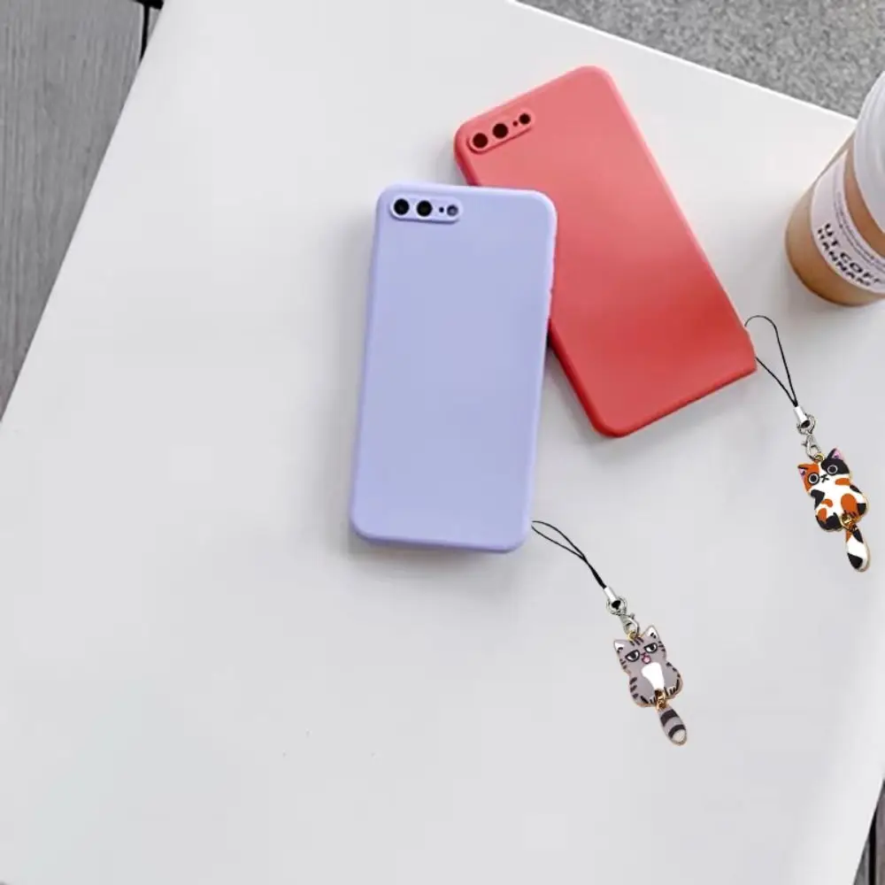 Kitten Pendant Cat Phone Strap Wag Tail Anti Lost Y2K Phone Charm Key Ring Keychain Phone Lanyard Backpack Ornament