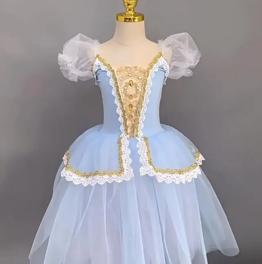 

Романтическое балетное платье-пачка, танцевальная одежда, профессиональное платье балерины «Лебединое озеро», детский балетный костюм для современной танцевальной вечеринки