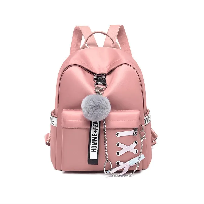 Oxford Women Backpacks Waterproof Female Shoulder Backpack Fashion Teenage Girls School Bags Retro School Backpack Girl Book Bag