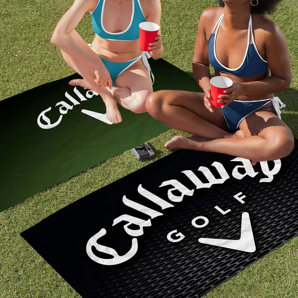 G-Golf-C-Callaway Microfiber Blanket Quick Drying Beach Towels Oversized Printing Super Absorbent Pool Towel Blanket