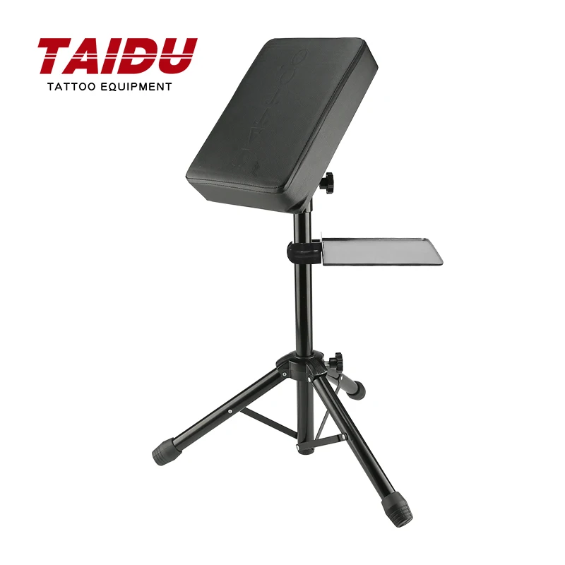 TAIDU Arm Rest Holder Tattoo Portable Leather Seat Armrest Tattoo Steel Foldable Rests Arm Tattoo Equirment Supplies ST 29