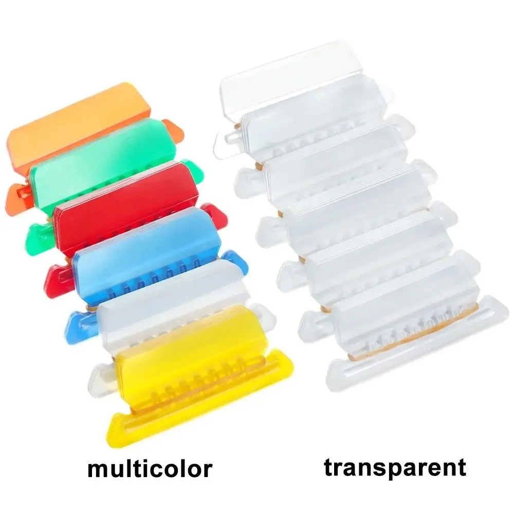 60/100Pcs PVC File Folder Tabs Quick Identification Distinguish Hanging Files Hanging File Folder Labels Multicolor Removable