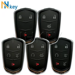 NH KEY 3/4/5/6 Buttons Smart Remote Car Key Shell For Cadillac SRX CTS ATS XTS Escalade ESV Keyless Case FOB Replacement