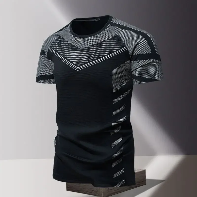 

Man Tee Shirts Plain T Shirt for Men Quick-drying Top Party Summer Korean Popular Clothes Fashion Streetwear Elastic Cool Y2k