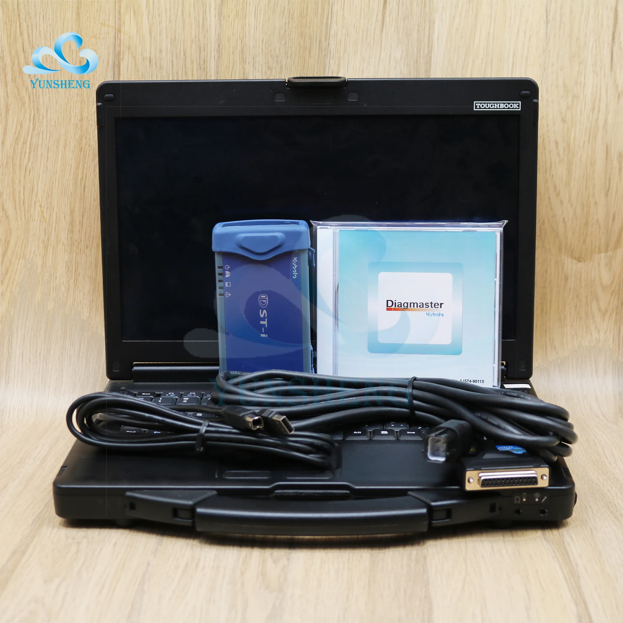 For Denso Interface KUBOTA Takeuchi HINO Diagnostic Kit Heavy Duty Engine Diagnostic Tester Dst-i with Diagmaster DX Software