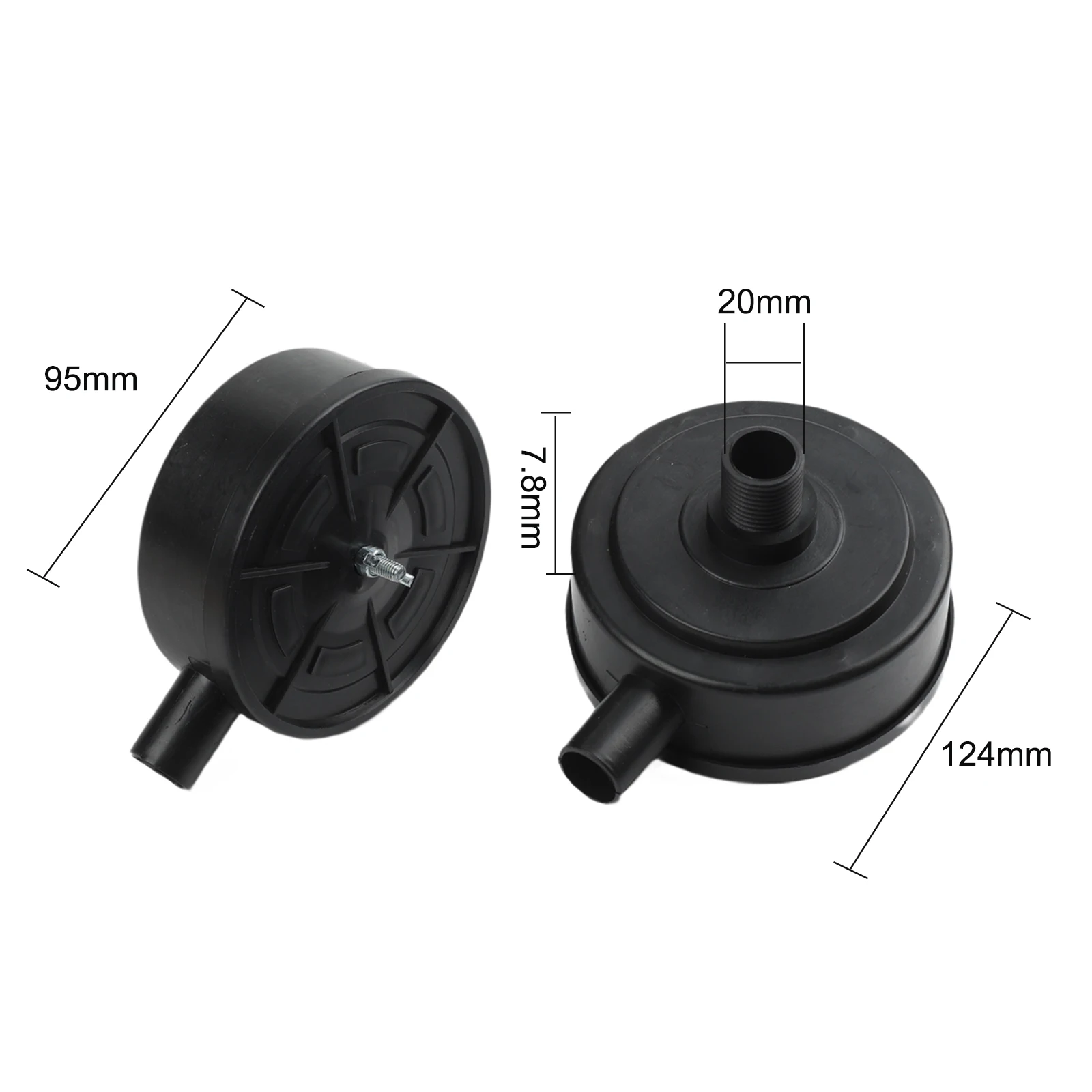 Air Compressor Silencer Muffler Noise Reducer Air Filter 20mm Pump Accessories Pneumatic Parts Muffler And Filter Cartridge