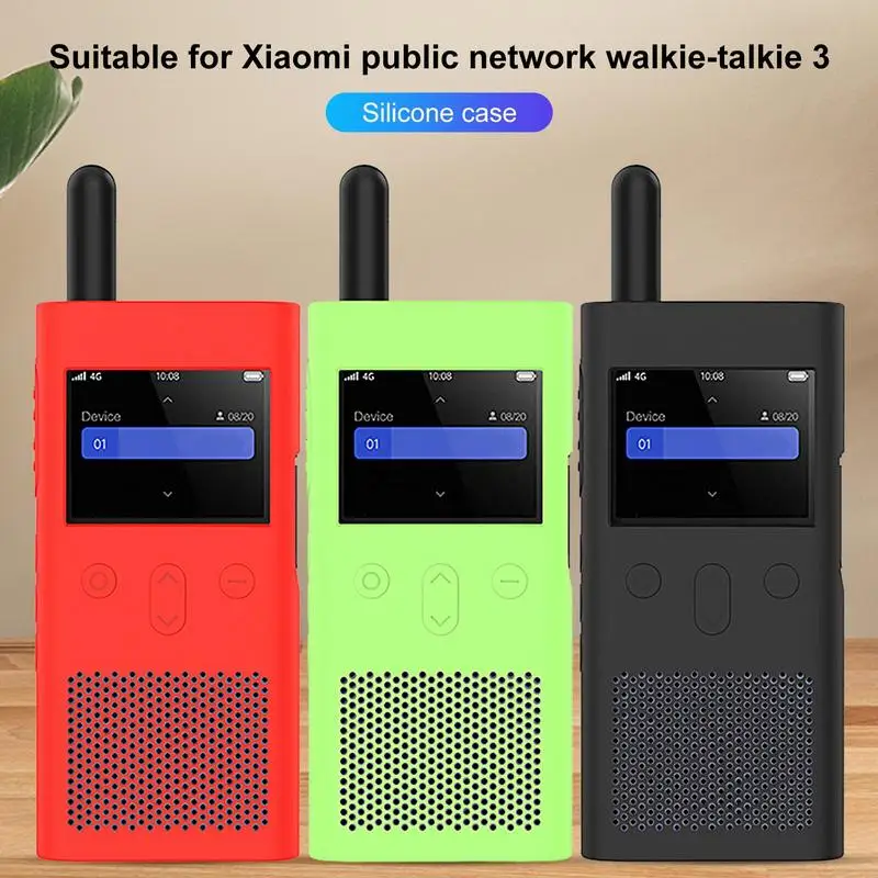 

For Xiao mi Walkie-talkie Case Silicone Case For iaomi Public Network Walkie-talkie 3 Protective Case Walkie Talkie Accessories
