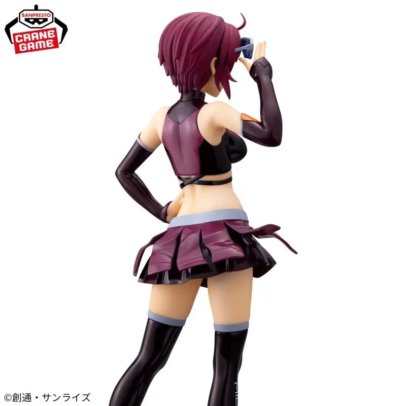 Original BANDAI MOBILE SUIT GUNDAM SEED FREEDOM GLITTER&GLAMOURS-Lunamaria Hawke- Racing ver. Figure Anime Modle Toys gifts view 6