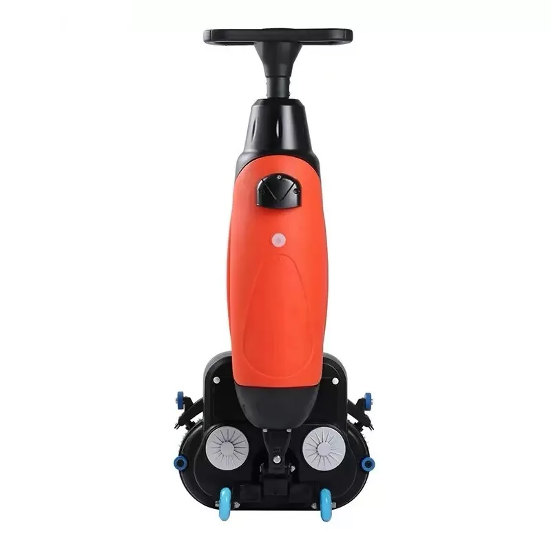 

Wireless Hand-push Double Brush Floor Scrubber in Washing Mopping Vacuuming Supermarkets Restaurants Hotels Commercial