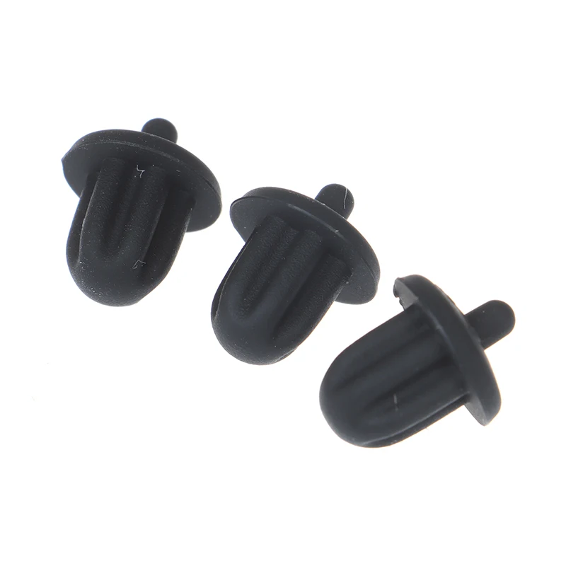 

NEW! 10pcs Black Rubber 6.35mm Audio Jack PC DVD Microphone Socket Dust Cover