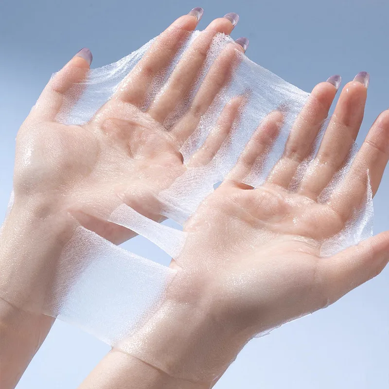 500/100개 페이스 마스크 종이 일회용 페이셜 마스크 시트 페이셜 케어 습식 압축 뷰티 도구 뷰티 살롱 스킨 케어 도구