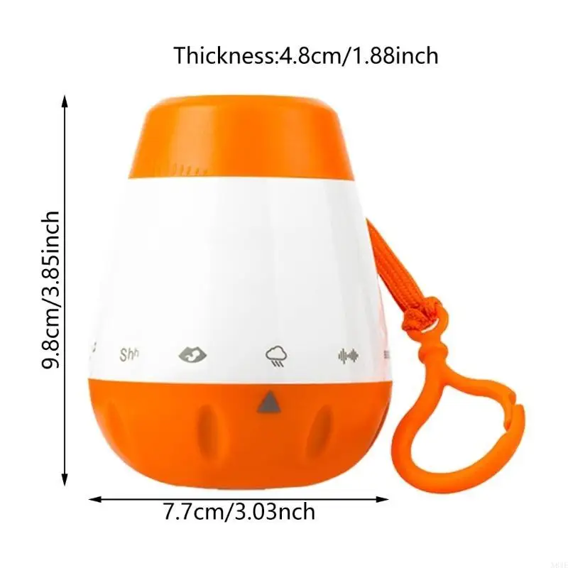 N84E Baby White Noise Sound Machine Schlaf Soother Säuglinge Schlaf Helfer für Baby Relax Toy Schlaf Sound Musik beruhigende