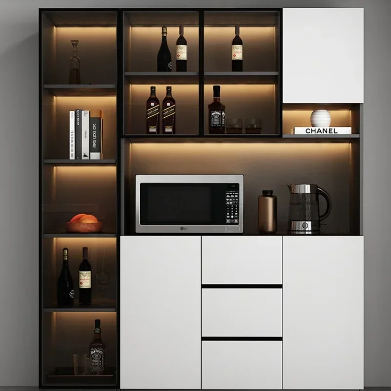 Kitchen Storage Wine Cabinet High Home Wall Living Room Wine Cabinet Simplicity Luxury Botellero Vino European Furniture QF50JG