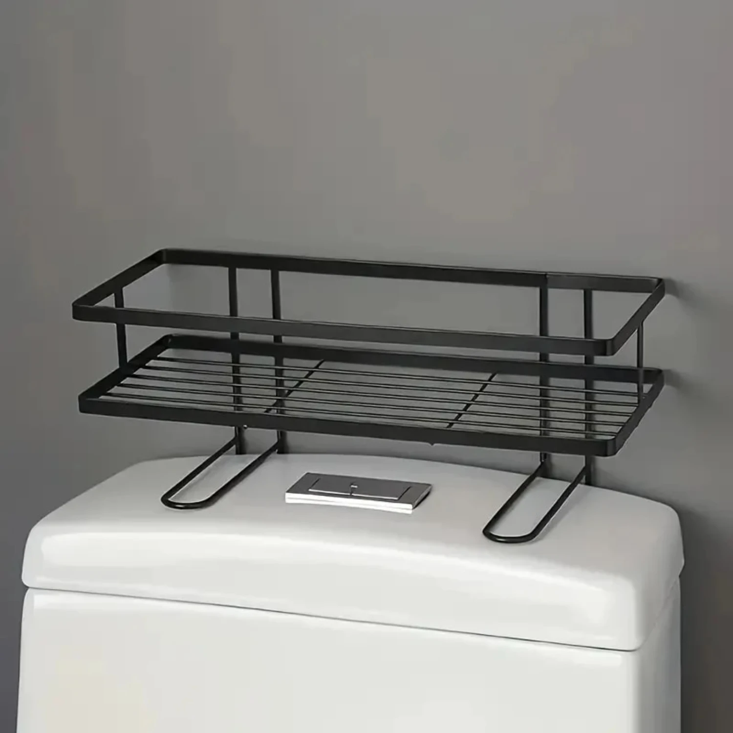 

Toilet Water Tank Rack Rack Toilet Non-Punching Rack Bathroom Toilet Multifunctional Supplies Rack